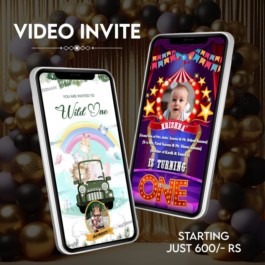 birthday video invite