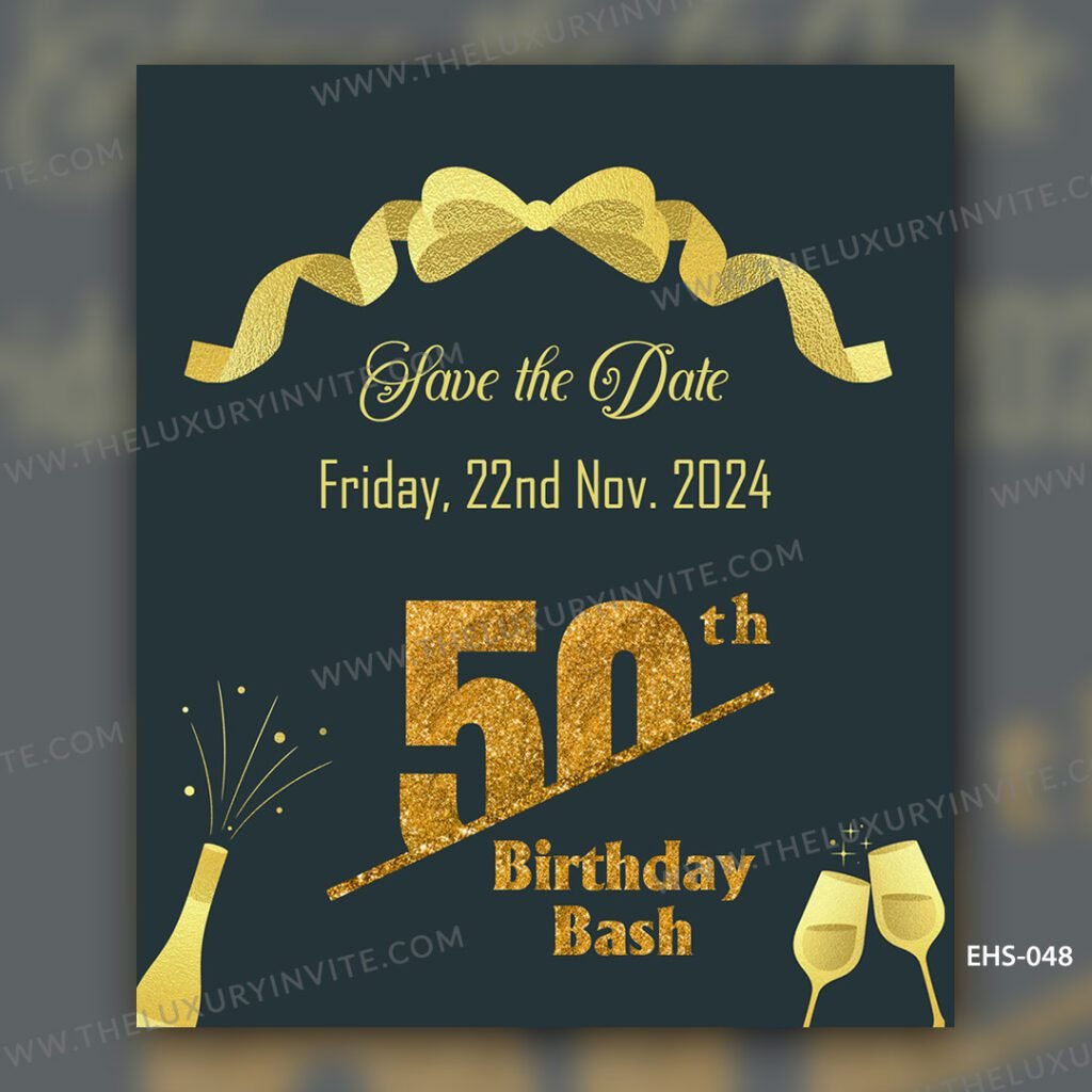 birthday invitation card ehs-048