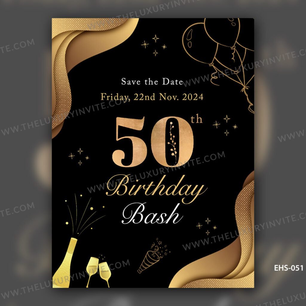 Birthday Invitation Card EHS-051