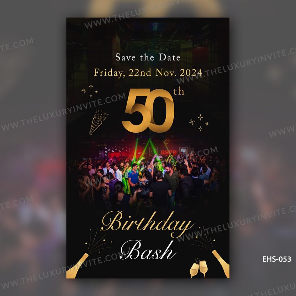 Birthday Invitation Card EHS-053