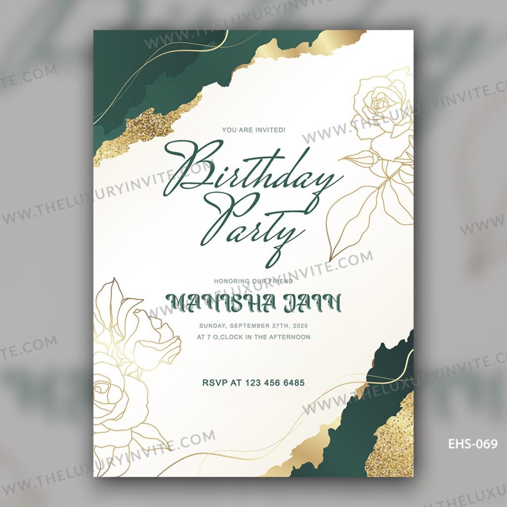 Birthday Invitation Card EHS-69